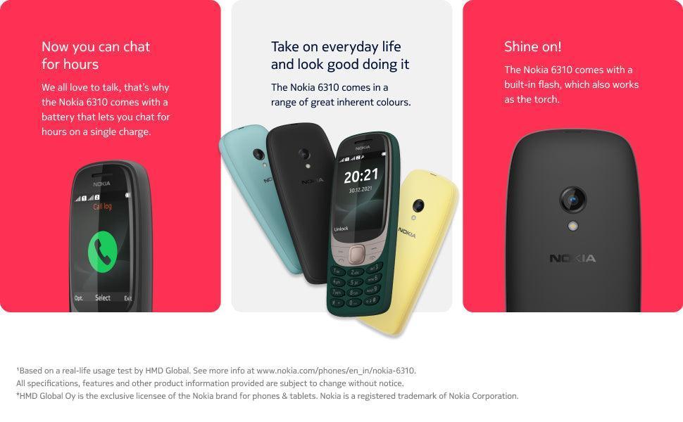 Nokia 6310 Dual SIM Feature Phone with a 2.8 Screen, Wireless FM Radio Refurbished - Image 10