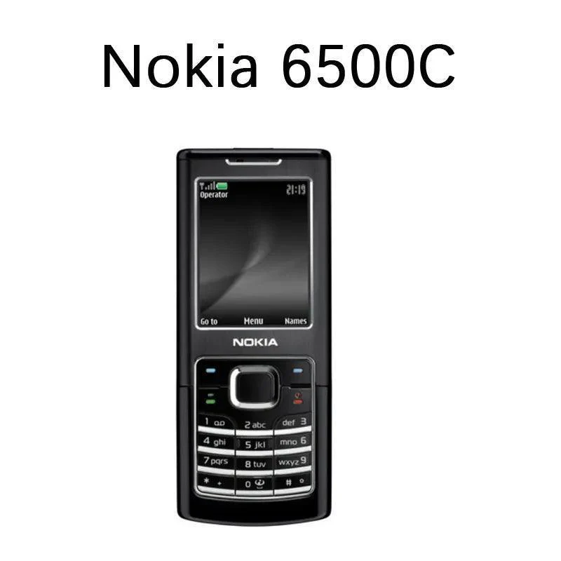 Nokia 6500C Bluetooth GSM 3G Quad- Band Refurbished Cell Phone