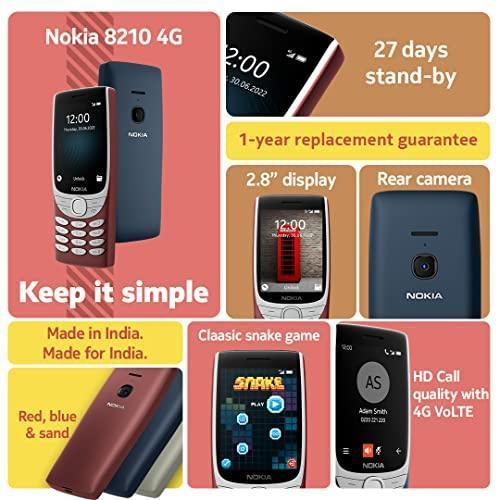 Nokia 8210 4G Volte keypad Phone with Dual SIM, Big Display Refurbished - Image 7