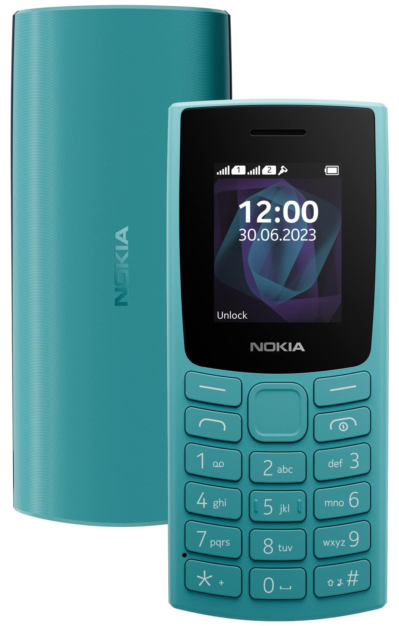 Nokia All-New 105 Single Sim Keypad Phone with Built-in UPI Payments, Long-Lasting Battery, Wireless FM Radio | Cyan - Image 3