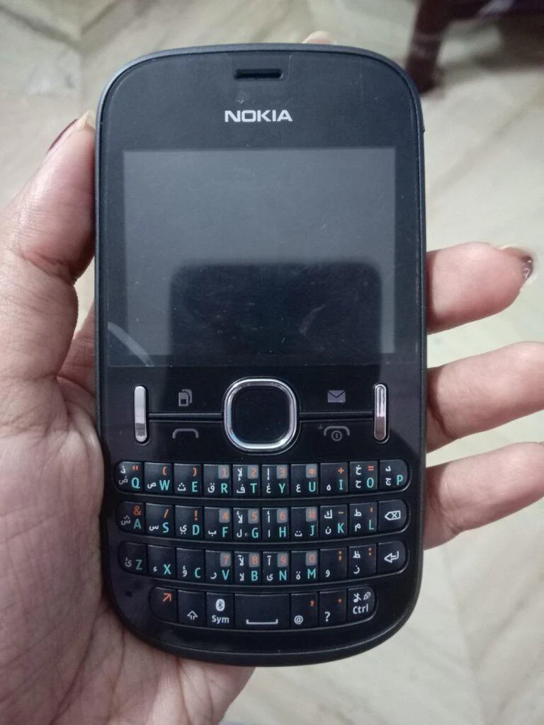 Nokia asha 200 black qwert keypad Refurbished - Image 2