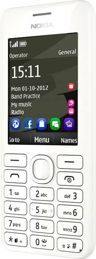 Nokia Asha 206 (White) Refurbished - Image 3