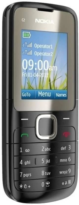 Nokia C2-00 (Black) Refurbished - Image 2