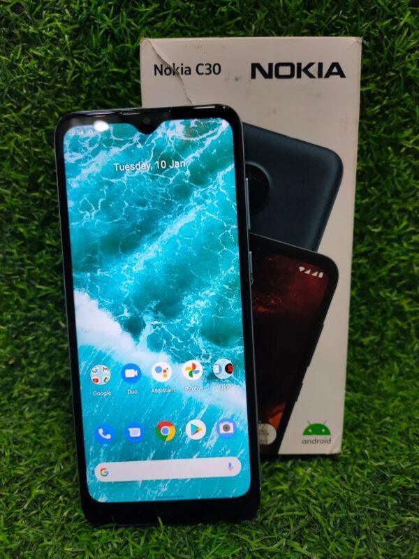Nokia C30 Refurbished Mobile (Green 64GB, 4GB) - Image 3