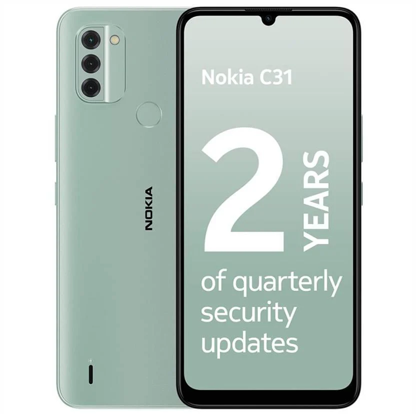 Nokia C31 (Mint, 32 GB) (3 GB RAM) Refurbished