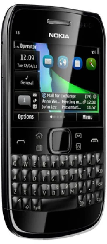 Nokia E6 (Black, 8 GB) (256 MB RAM) Refurbished - Image 2