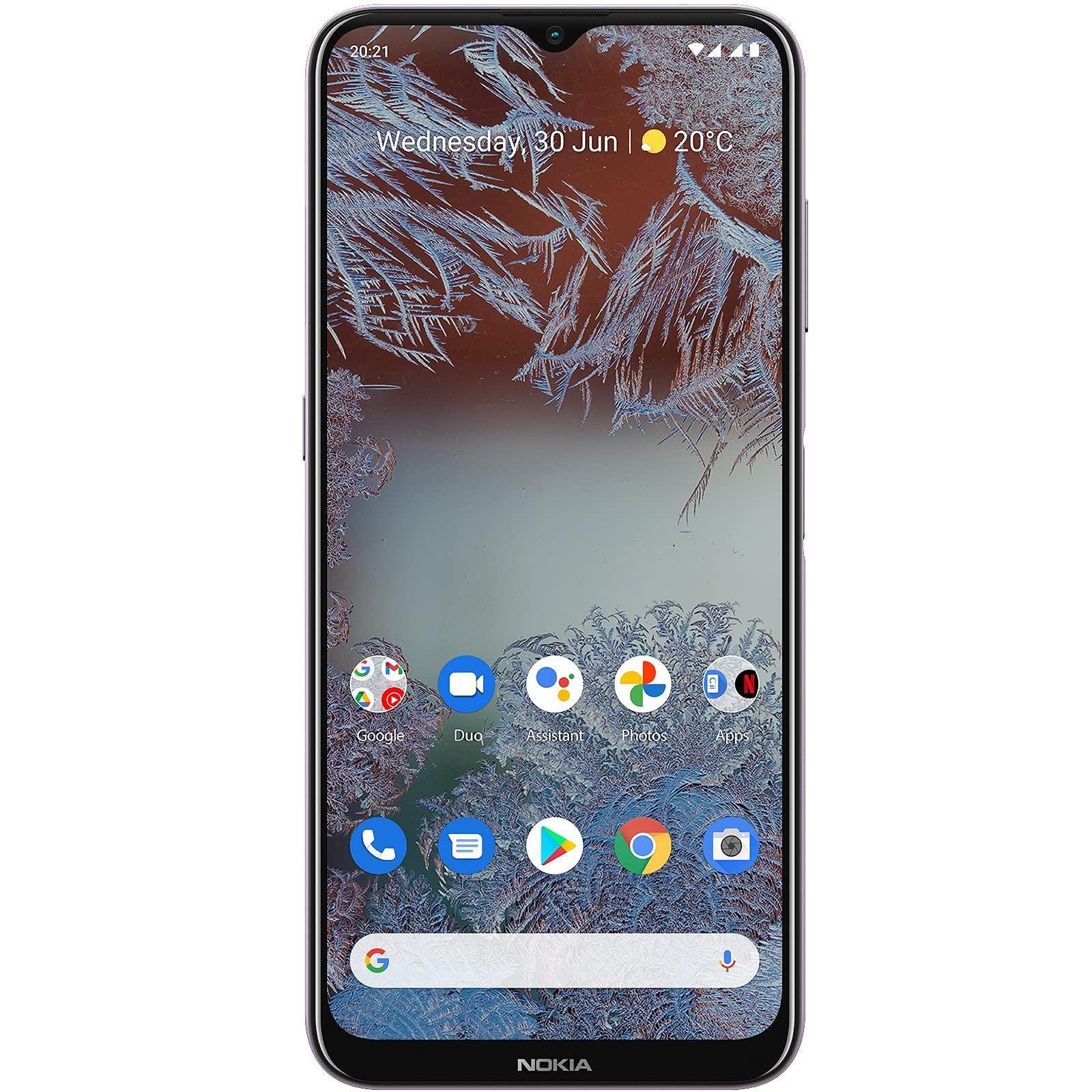 Nokia G10, 6.5” HD+ Screen, 5050 mAh Battery, Triple Camera, 4 + 64GB Memory(Dusk/Purple) Used