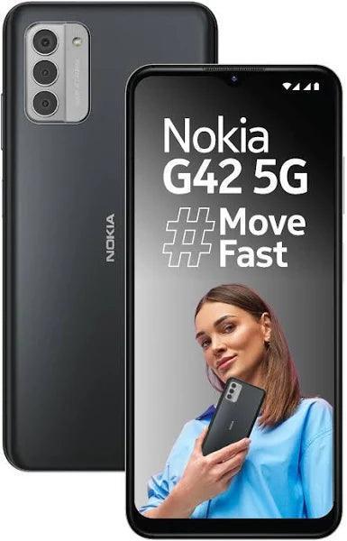 Nokia G42 5G 128 GB (So Grey, 6 GB RAM) Refurbished