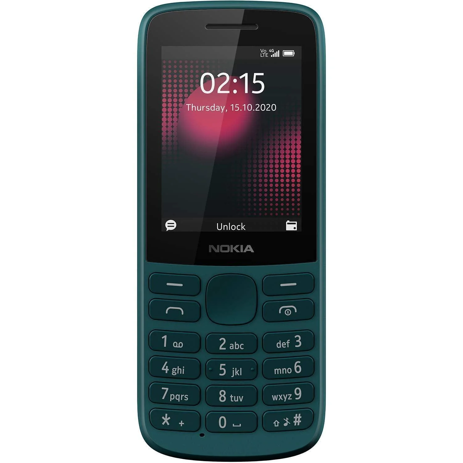 Nokia (Renewed) 215 4G Dual SIM 4G Phone with Long Battery Life, Multiplayer Games, Wireless FM Radio