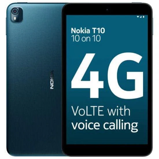 Nokia T10 Android 12 Tablets with 8 HD Display, 8MP Rear Camera, Blue Refurbished - Image 8