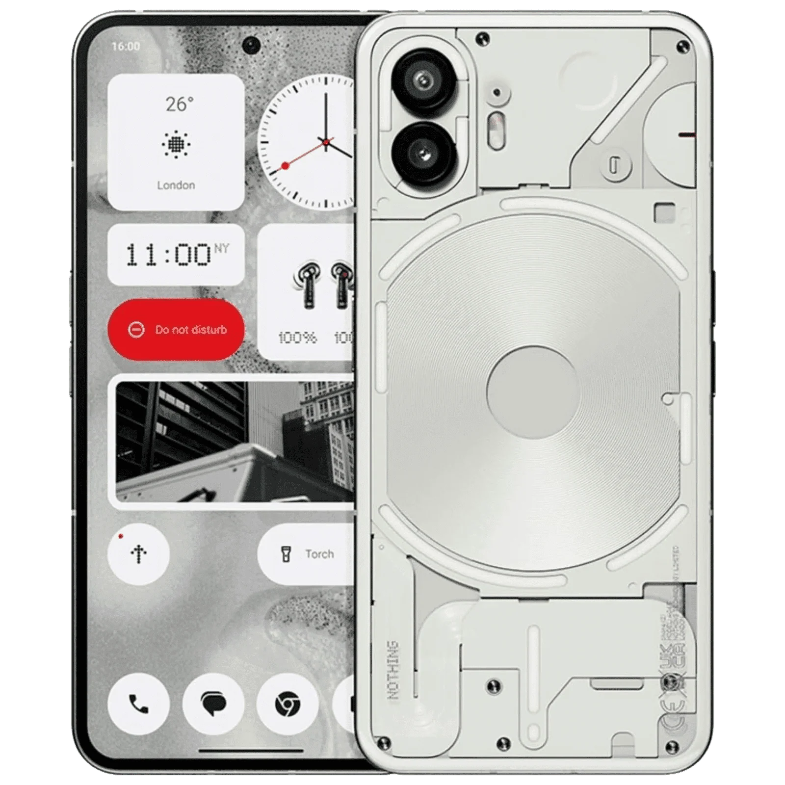 Nothing Phone 2 5G (12GB RAM, 512GB, White) Used - Image 2