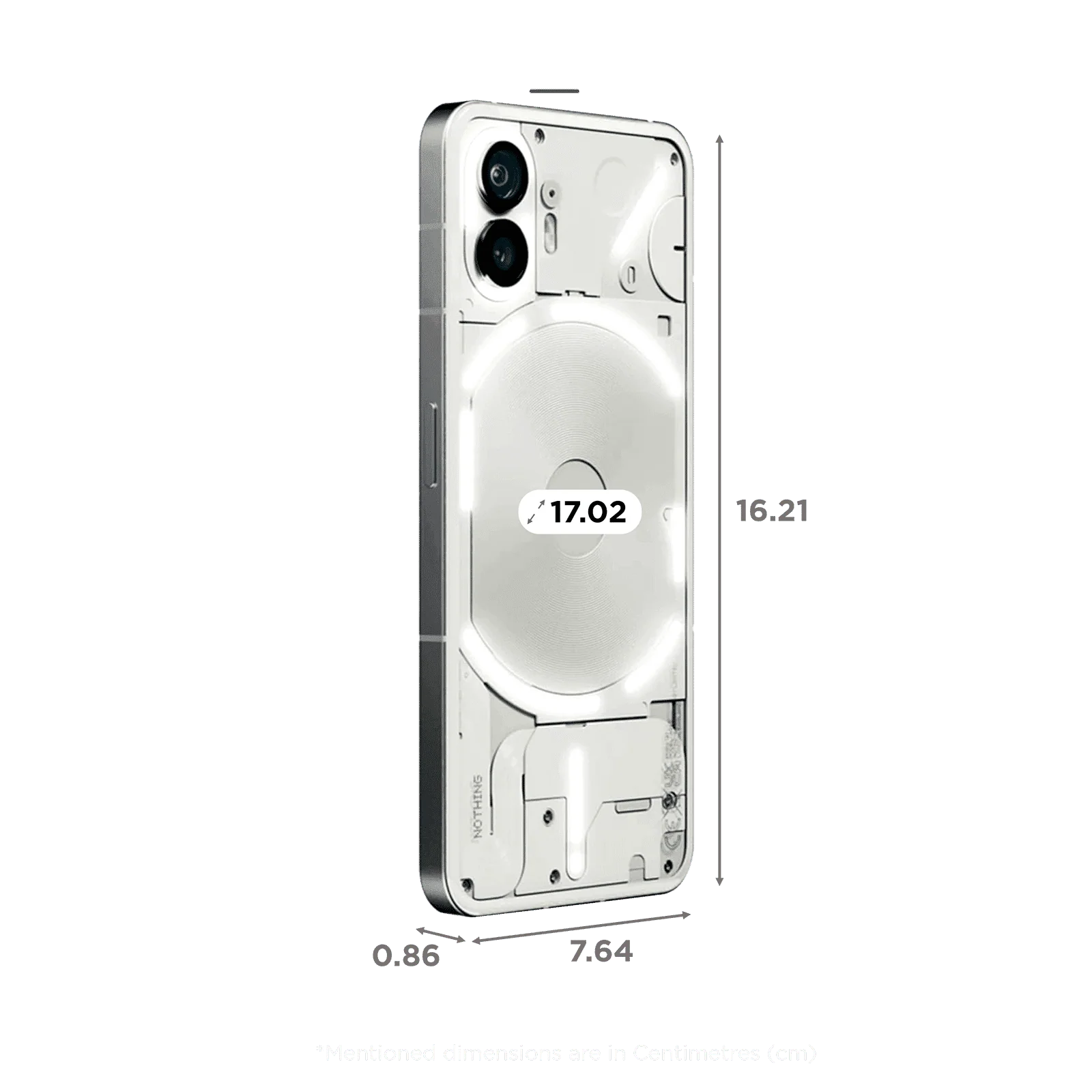 Nothing Phone 2 5G (12GB RAM, 512GB, White) Used - Image 3