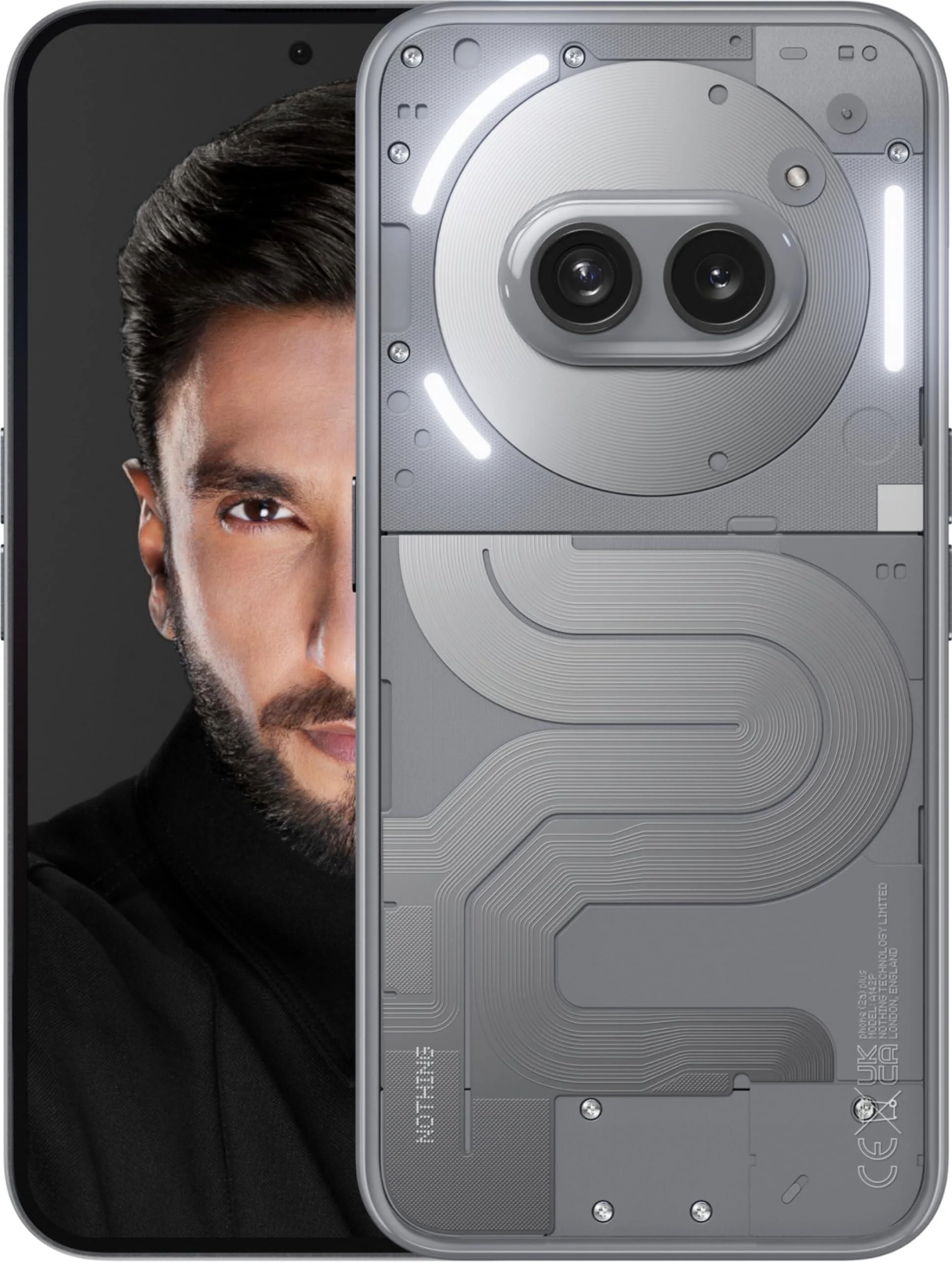 Nothing Phone (2a) Plus (Grey, 8GB RAM, 256GB Storage) Refurbished