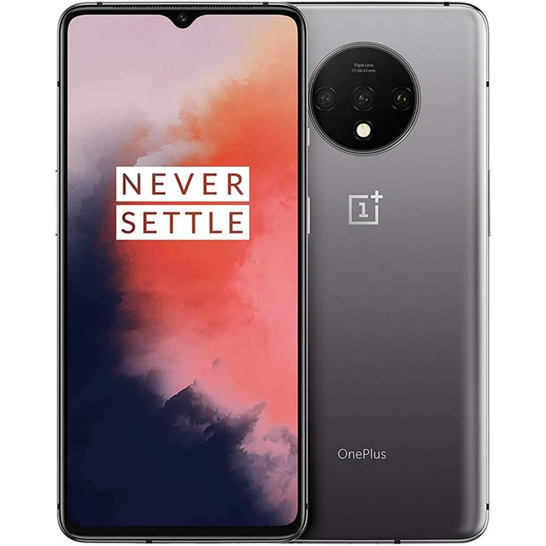 OnePlus 7T (Frosted Silver, 8GB RAM, 128GB Storage) - Preowned