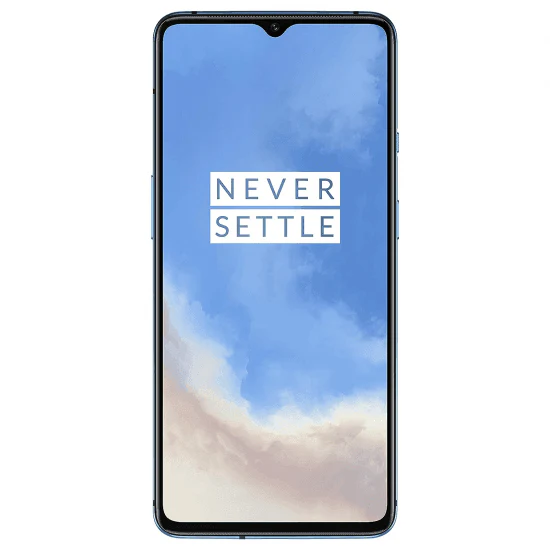 OnePlus 7T (Glacier Blue, 256 GB, 8 GB RAM) Refurbished