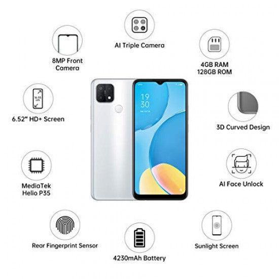 OPPO A15s (Fancy White, 4GB, 128GB Storage) Refurbished - Image 4