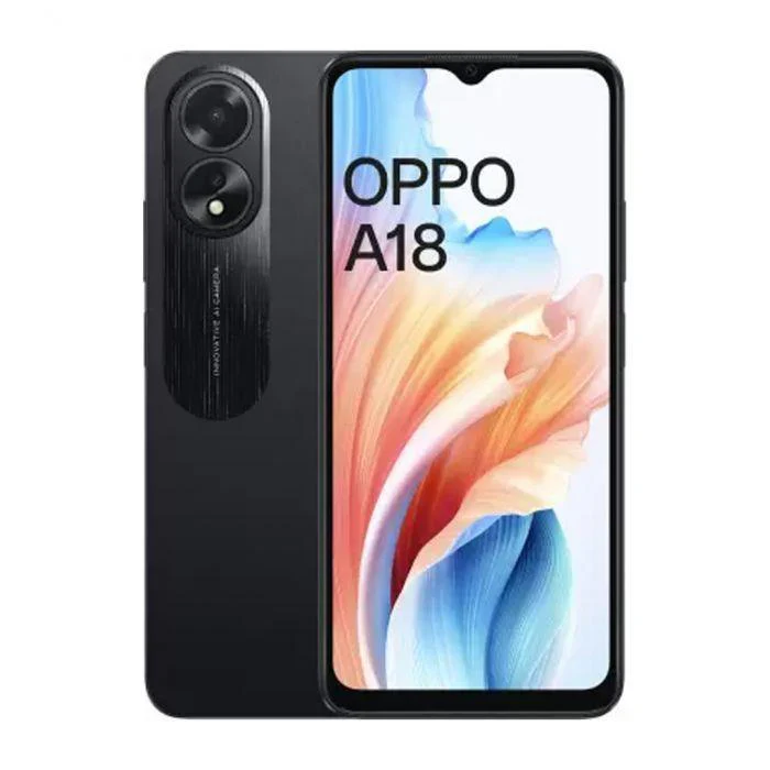 Oppo A18 4GB 128GB, Glowing Black Refurbished