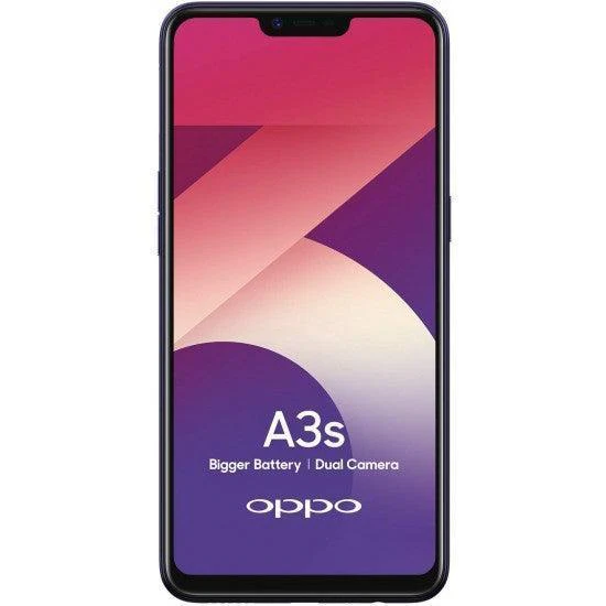 Oppo A3s (Dark Purple, 64 GB, 4 GB RAM) Refurbished