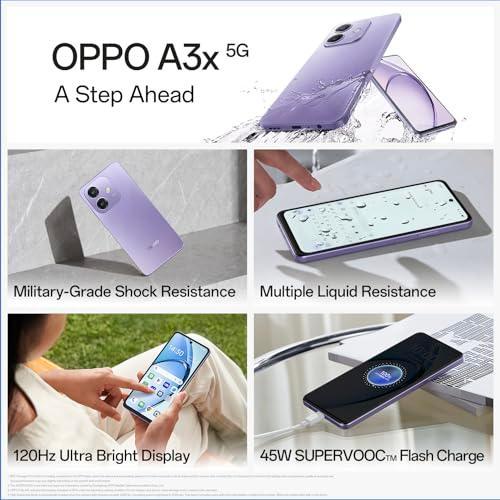 OPPO A3X 5G (Sparkle Black, 4GB RAM, 128GB Storage) Refurbished - Image 7