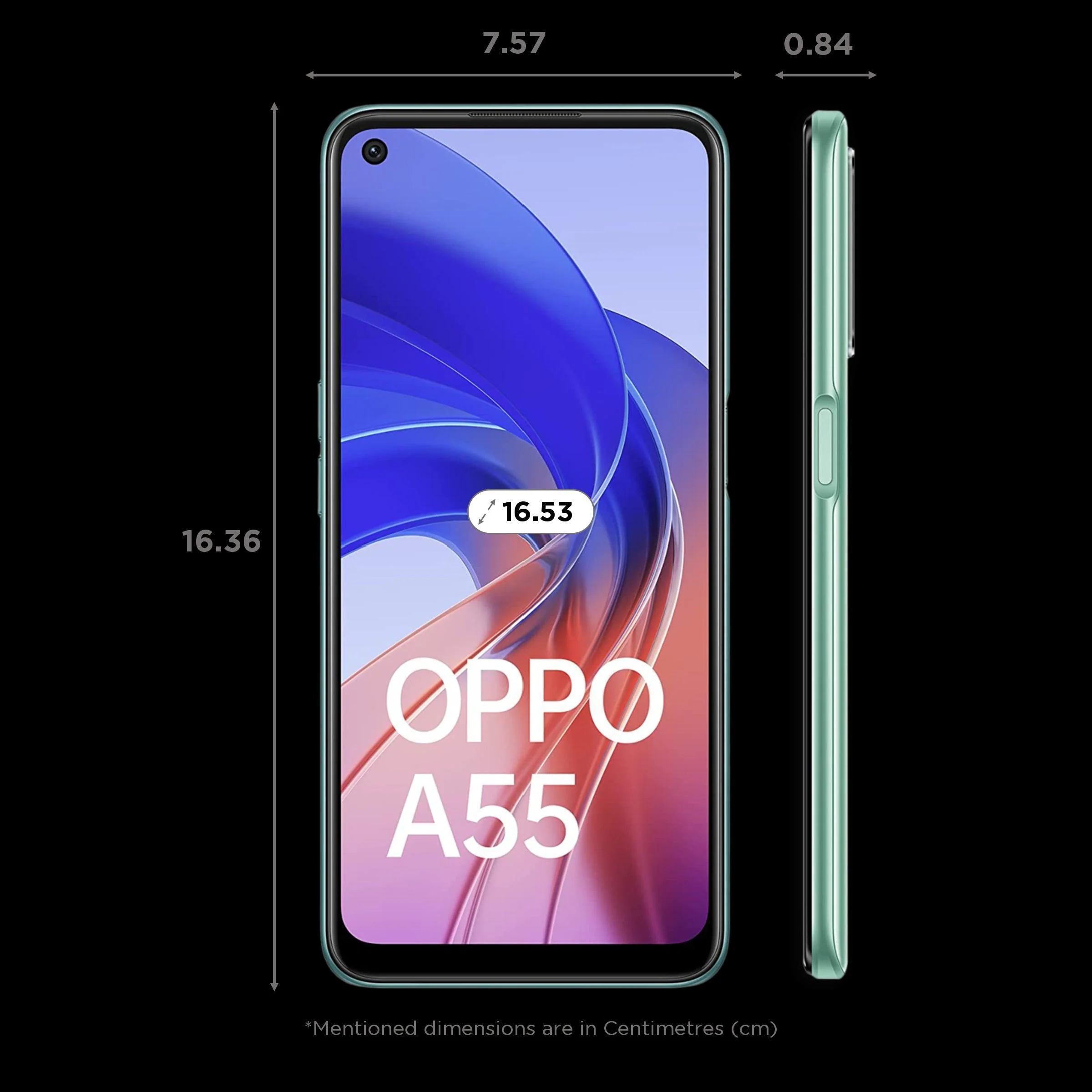 OPPO A55 4GB RAM /64GB STORAGE Refurbished - Image 2