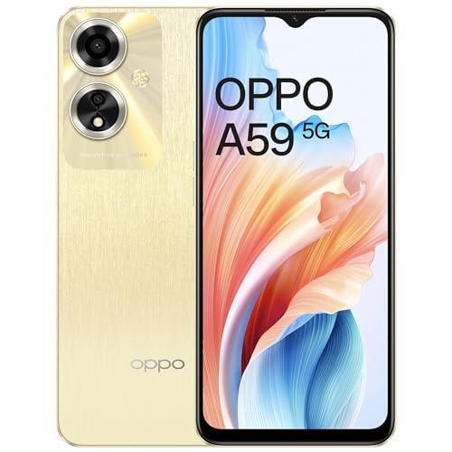 OPPO A59 5G (Silk Gold, 4GB RAM, 128GB Storage) | 5000 mAh Battery Preowned