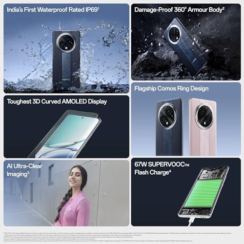 OPPO F27 Pro+ 5G (Dusk Pink, 8GB RAM, 128GB Storage) | 6.7" FHD+ AMOLED Toughest 3D Curved Display Preowned - Image 6
