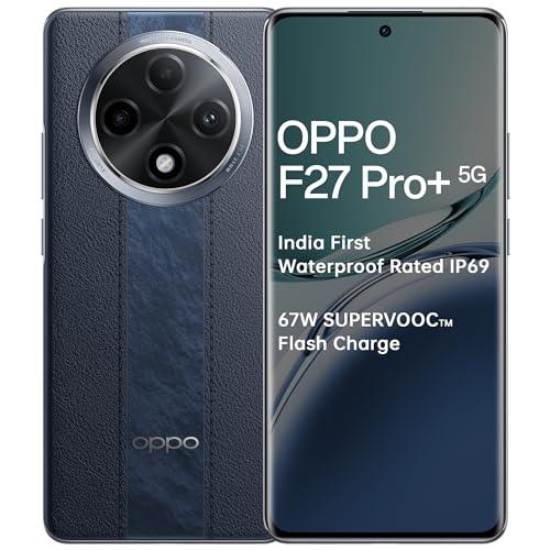 OPPO F27 Pro+ 5G (Midnight Navy, 8GB RAM, 256GB Storage) | 6.7" FHD+ AMOLED Toughest 3D Curved Display Refurbished