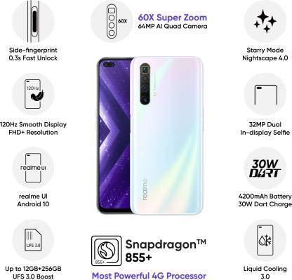 Oppo Realme X3 SuperZoom (Arctic White, 256 GB) (12 GB RAM) Refurbished - Image 4