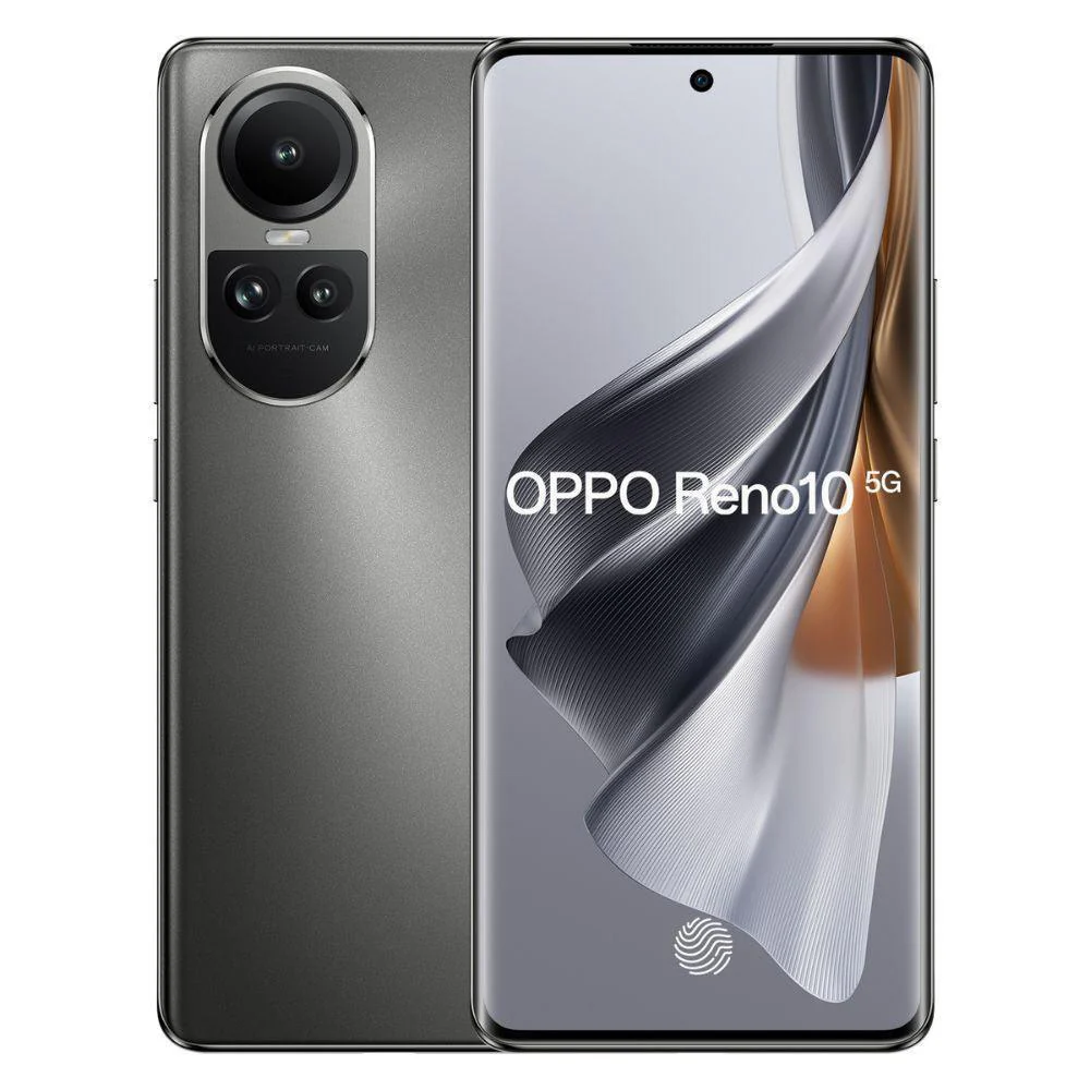Oppo Reno 10 5G (8 GB RAM, 256 GB ROM, Silvery Grey) Preowned