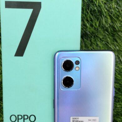 OPPO Reno7 5G Refurbished Mobile (Starry black, 256GB, 8GB)