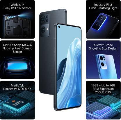 Oppo Reno7 Pro 5G (Starlight Black, 12 GBRAM, 256GB Storage) Refurbished - Image 7