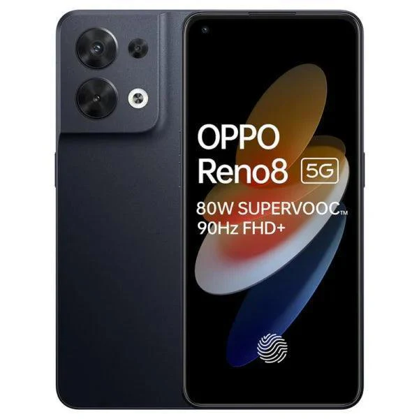 OPPO Reno 8 5G Shimmer Black 8RAM,128ROM Refurbished
