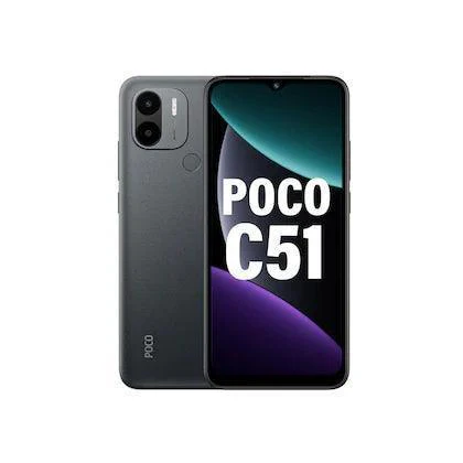 POCO C51 128 GB, 6 GB RAM, Black, Smartphone Refurbished - Image 2