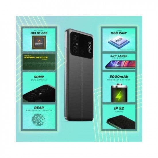 POCO C55 (Power Black, 128 GB) (6 GB RAM) Refurbished - Image 3
