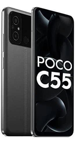 POCO C55 (Power Black, 6GB RAM, 128GB Storage) Refurbished - Image 4