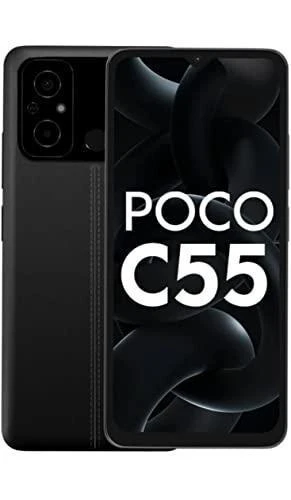 POCO C55 (Power Black, 6GB RAM, 128GB Storage) Refurbished - Image 6