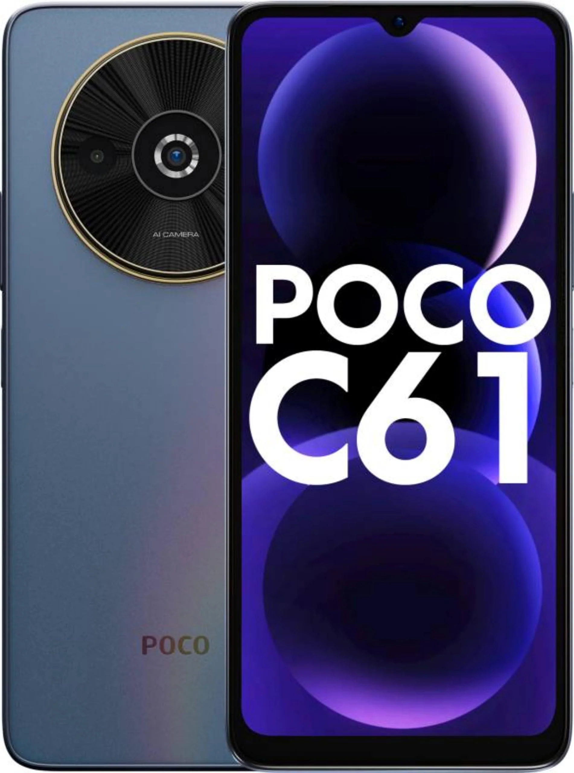 POCO C61 (Ethereal Blue, 4GB RAM, 64GB Storage) Refurbished