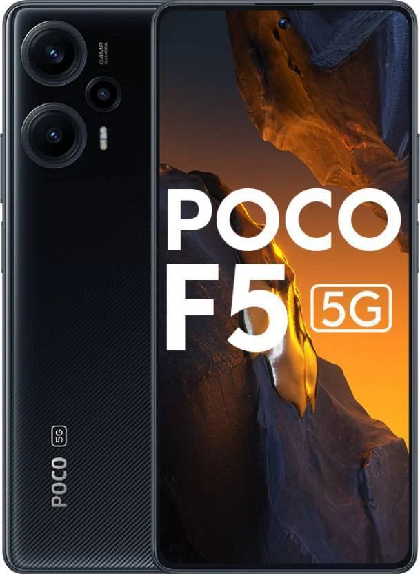 POCO F5 5G (Carbon Black, 256 GB) (12 GB RAM) Refurbished