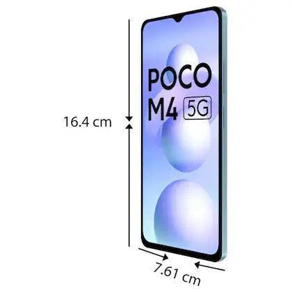 POCO M4 5G 128 GB, 6 GB RAM, Cool Blue, Mobile Phone Refurbished - Image 5