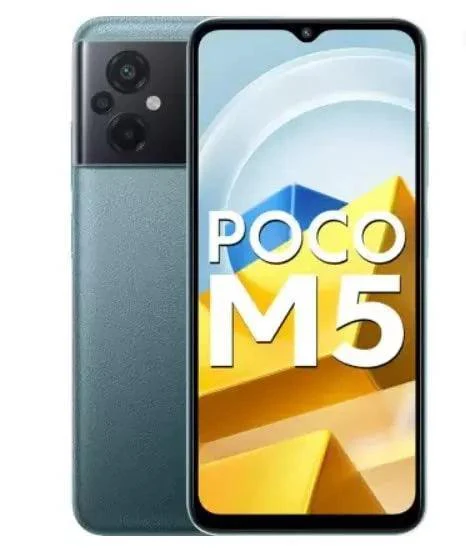 Poco M5 (Icy Blue, 64 GB) (4 GB RAM) Refurbished