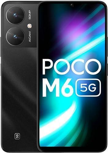 POCO M6 5G (Galactic Black, 4GB RAM, 128GB Storage) Preowned