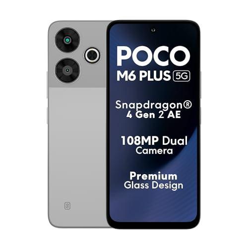 POCO M6 Plus 5G Ice Silver 6GB RAM 128GB ROM Preowned