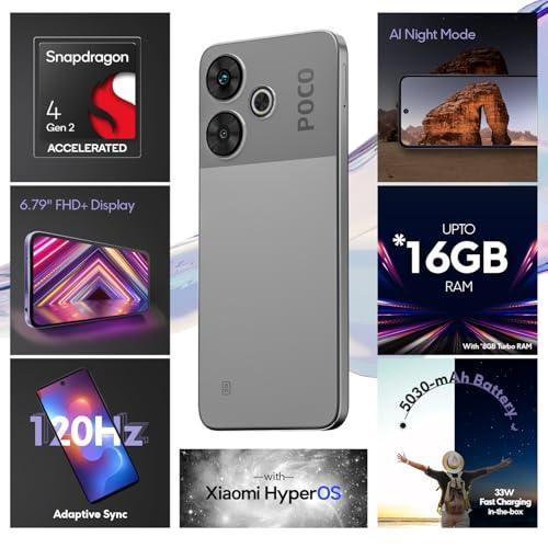 POCO M6 Plus 5G Ice Silver 6GB RAM 128GB ROM Preowned - Image 2