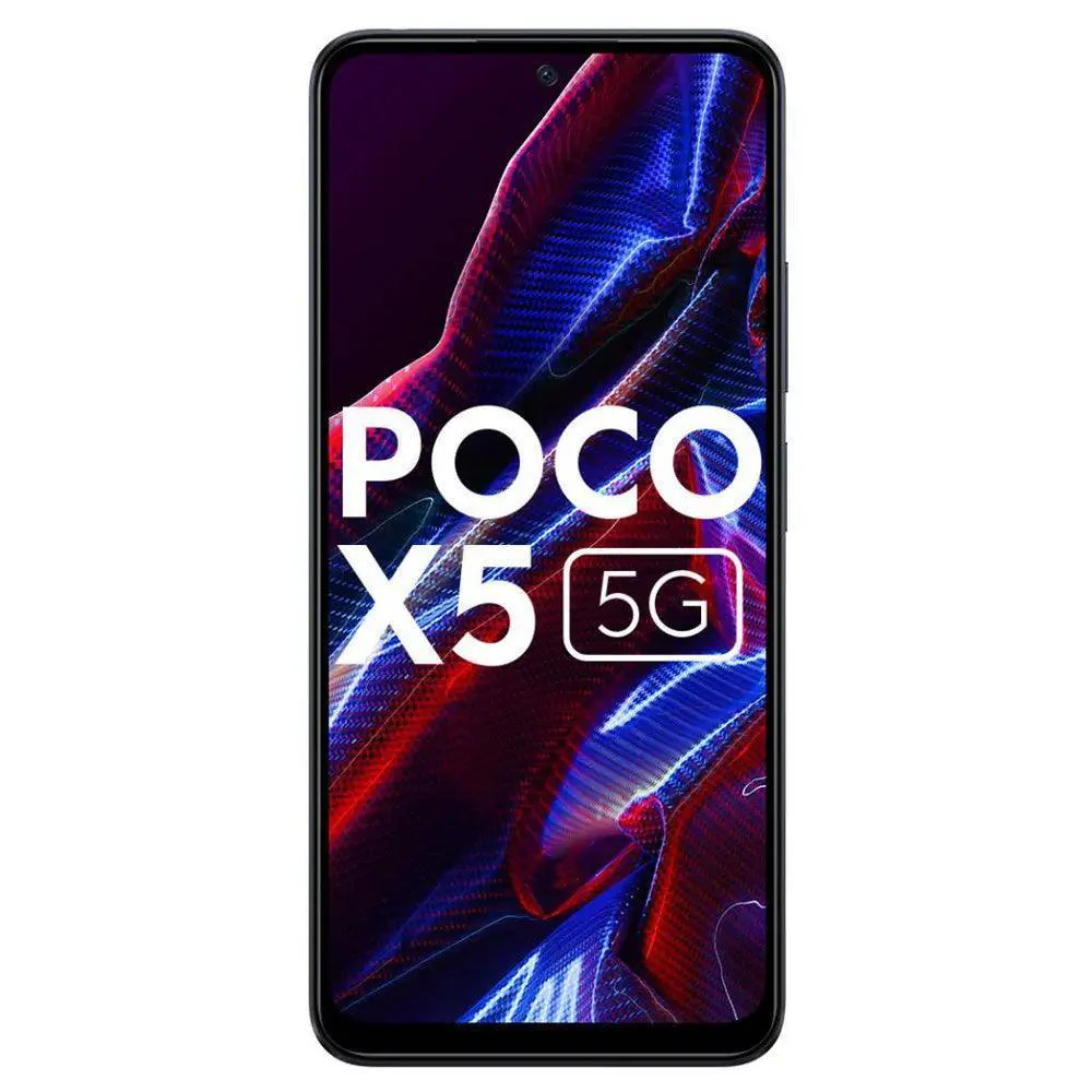 Poco X Series X5 5G 256 GB, 8 GB RAM, Jaguar Black, Mobile Phone