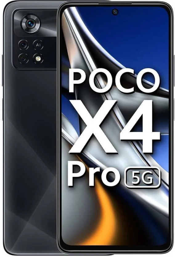 POCO X4 Pro 5G (Laser Black, 128 GB) (8 GB RAM) Refurbished
