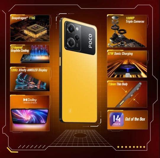 POCO X5 Pro 5G (Yellow, 128 GB) (6 GB RAM) - Image 7