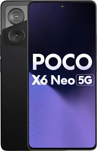 POCO X6 Neo 5G (Astral Black, 12GB RAM, 256GB Storage) | Expandable Upto 1 TB Refurbished