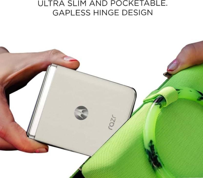 razr 40 (Vanilla Cream, 8GB RAM, 256GB Storage) (Vanilla Cream, 256 GB) (8 GB RAM) Refurbished - Image 3