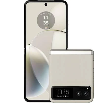 razr 40 (Vanilla Cream, 8GB RAM, 256GB Storage) (Vanilla Cream, 256 GB) (8 GB RAM) Refurbished - Image 4