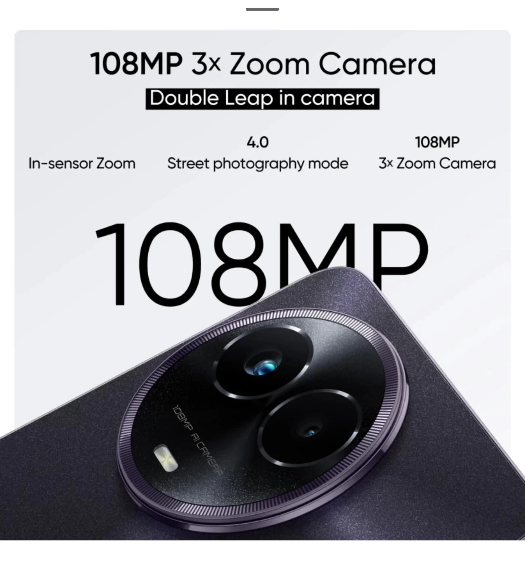 realme 11 5G Glory Black, 8GB RAM, 128GB Storage Preowned - Image 5